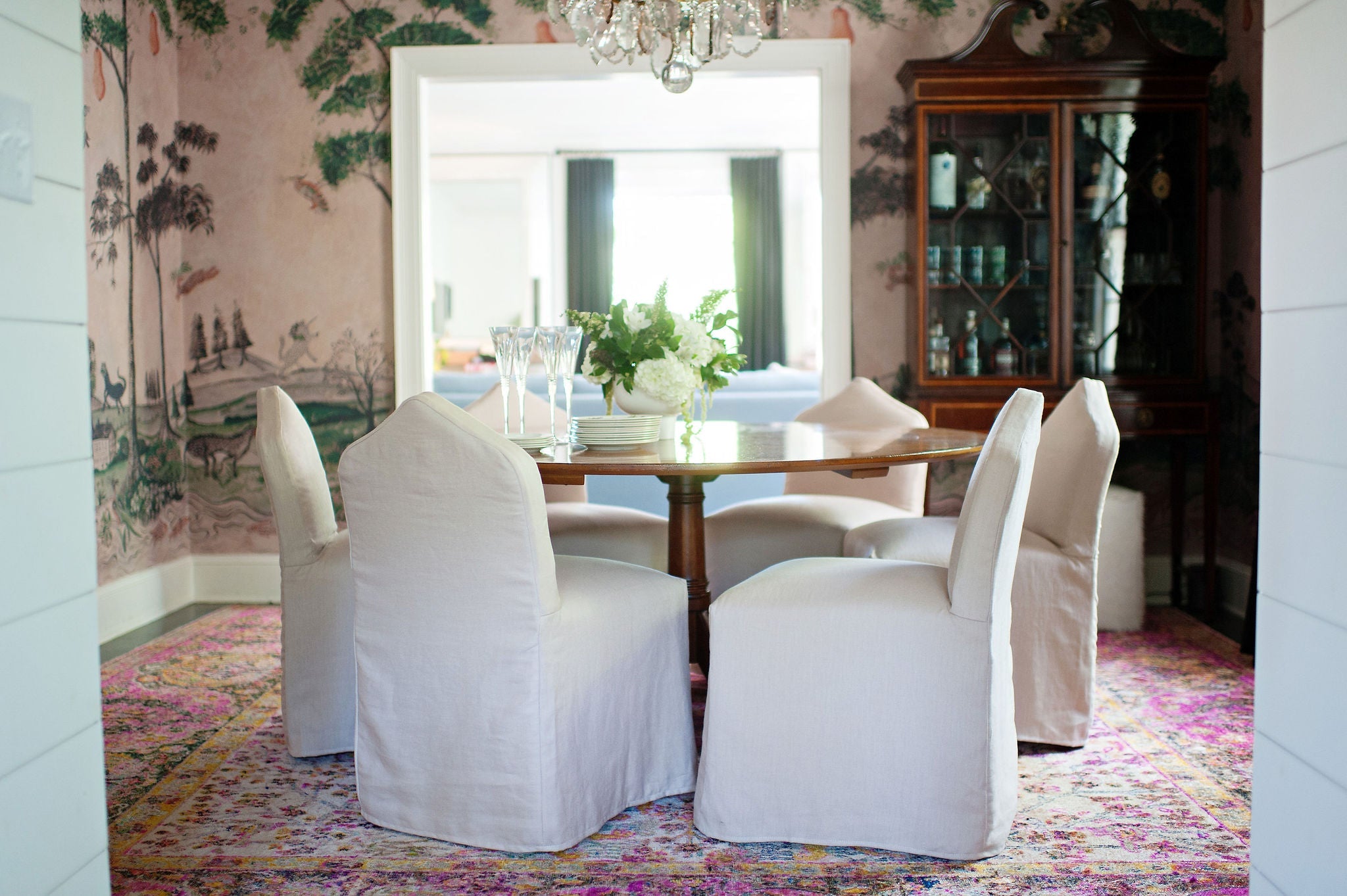 neutral dining chairs