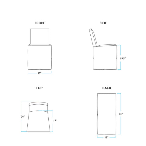 Custom Slipcovered Parker Dining Chairs – Coley Home