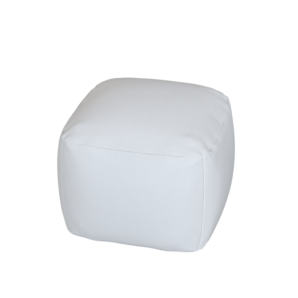 POUF White cm 40x40x45 - Smacrent